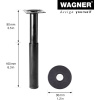 Teleskopická noha Wagner nastavitelná O 30 mm délka 160 mm - 250 mm černá