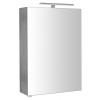 RIWA galerka s LED osvetlením, 50x70x17cm, dub strieborný RIW050-0011