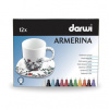 Darwi Armerina fixky na porcelán bez vypaľovania sada 12 x 6 ml