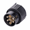 DEMA Adaptér zásuvky ťažného zariadenia 45 mm 7 pin na 13 pin 69091D