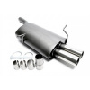 TATechnix športový tlmič výfuku 2x76mm BMW 3 Kupé (E46) - 316i+Ci+318i+Ci+320i+Ci+323i+Ci+328i+C