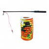 Lampión tekvica Halloween 15 cm so svietiacou paličkou 39 cm