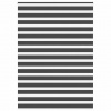 zahrada-XL Zebra roleta čierna 155x200 cm šírka látky 150,9cm polyester 4014272