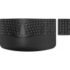 HP 960 Ergonomic Wireless Keyboard klávesnica Domáci RF Wireless + Bluetooth QWERTY Anglický Čierna (7E755AA#ABB)