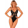 Body OBSESSIVE Maderris Teddy čierna XS/S