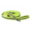 Firedog Pogumované vodítko 20 mm 1,5 m s rúčkou neónovožlté