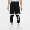 Nike Pro Warm Dri-FIT Big Kids' (Boys') Tights BLACK/BLACK/WHI 11-12 rokov