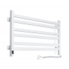 Navin | Kúpeľňový rebríkový radiátor s termostatom AVANGARD 316W/230V 50,6 cm IP44 biely pravý | NV0022