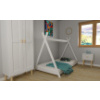 Posteľ teepee 180/80 cm - BIELA + rošt ZADARMO