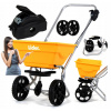 LIDER LUX-XXL ručná sejačka NA SOĽNÝ PIESOK + ZADARMO 14 l 350 cm (SEJAČ SYPAČ TRÁVY 14L SOĽNÝ PIESOK NA HNOJENIE OSIVA RUČNÝ sypač)