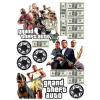 CUKROVÁ TLAČ jedlý obrázok na tortu Cukrová hmota Grand Theft Auto GTA V 5 + POST