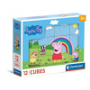 Obrázkové kocky Peppa Pig 12 ks