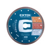 EXTOL Kotúč diamantový rezný, turbo Thin Cut, suché aj mokré rezanie, priemer 200 x 25,4 x 2 mm 8703046