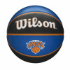 Basketbalová lopta Wilson NBA Team Tribute Knicks Modrá 7 Prírodná guma