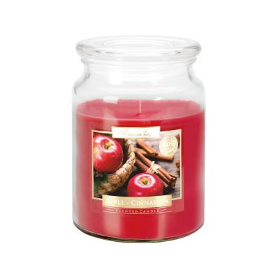 Vonná sviečka v skle Apple Cinnamon (jablko/škorica) 500 g