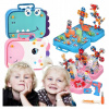 SET KONŠTRUKČNÉ doštičky DINOSAUR + JEDNOROŽEC na 3D krútenie 2 KUFRE