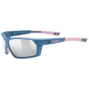UVEX BRÝLE SPORTSTYLE 225 BLUE MAT ROSE / LITEMIRROR SILVER (CAT. 3) Množ. Uni (r. 2022)