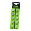 Alkalická gombíková batéria plochá 113mAh AG12/LR43 Blister Videx 10 ks.