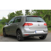 FOX VW Golf VII - s pevným zadným nápravníkom koncový tlmič výfuku jednostranný - 2x80 Typ 25
