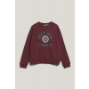 MIKINA GANT 1949 RAGLAN C-NECK WINE RED