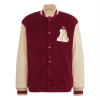 adidas Varsity Jacket Mens LEGACY BURGUNDY XS
