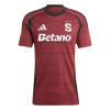 adidas Sparta Prague Home Shirt 2024 2025 Adults Red S