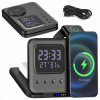 SIEŤOVÁ NABÍJAČKA 5v1 INDUKČNÁ BEZDRÔTOVÁ RÝCHLA STANICA 15W USB-C QI