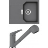Set Schock S15-2 (dřez Manhattan D-100XS Croma + baterie Cosmo.120 Croma)