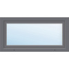 Plastové okno jednokrídlové ARON Basic biele/antracitové 1050 x 500 mm DIN ľavé