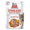 BRIT CARE Filety pre mačky Sterilizovaná kačica 85g