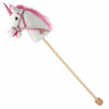 Hobby horse Jednorožec so zvukom a kolieskami Nia Baby Mix white