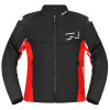 RICHA STRADALE MESH BLACK RED PÁNSKA TEXTILNÁ MOTOCYKLOVÁ BUNDA ČERVENÁ
