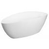 Gelco ELIPSIE - vaňa, 1570x700x560mm, liaty mramor, objem 260l, biela lesk SPH GVEL1570