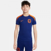 Nike Netherlands Strike Short Sleeve Top 2024 Juniors Blue 9-10 rokov