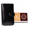Peňaženka - Peterson Peterson Wallet Natural Leather Black PTN RD-42-GCL Black-Womens's Product (Peterson značková kožená dámska peňaženka pre karty)