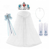 Dievčenský kostým - Princezná kostým Elza Anna Aurora Peleryna Set (Dievčenský kostým - Princezná kostým Elza Anna Aurora Peleryna Set)