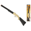 Mikro trading Puška kovbojská klapací - 50 cm - zlatá