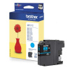 Brother LC-121C, originálný toner, azúrový