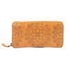 Dámska kožená peňaženka na zips Noelia Bolger 5117 horčicová