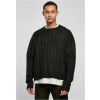 Boxy Sweater - black XL