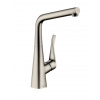 Hansgrohe Metris New Páková kuchynská batéria 320, s otočným výtokom, vzhľad nerezový 14822800-HG