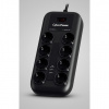 CyberPower P0820SUF0-DE prepäťová ochrana Čierna 8 AC zásuvky/AC zásuviek 200 - 250 V 1,8 m (P0820SUF0-DE)