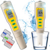 MERAČ PH METER TESTER KYSLOSTI KYSLOMER VODY ATC TERMOMETER + 3 PUFRE