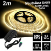 LEDprodukt 2m SMD2835 120LED/m IP20 neutrálna b.- KOMPLETNÁ SADA