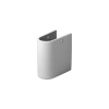 DURAVIT Starck 3 polostĺp pre umývadlo, 170 mm x 285 mm, s povrchom WonderGliss, 08651500001