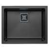 Alveus QUADRIX 50 MONARCH kuchynský granitový drez so sifónom 56x46-Twilight+prepad anthra 1108038+anthracit