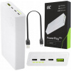 Powerbanka Green Cell PowerPlay 20S Biela 20000 mAh 22,5W 3x USB-C 1x USB-A