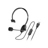 Genius HS-100U, slúchadlá s mikrofónom, ovládanie hlasitosti, čierna, 2.0, náhlavné, USB 31710027400