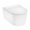 Hansgrohe EluPura S wc misa s pomaly sa sklápajúcim sedadlom závesné bez oplachovacieho kruhu s vírivým splachovaním biela 61115450