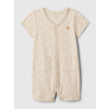 GAP Baby krátky overal Brannan Béžová 12-18M Béžová Béžová